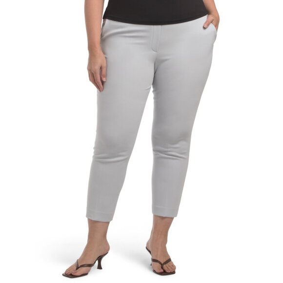 THEORY Pearl Blue Treeca Pull On Admiral Crepe Pants - Picture 1 of 1